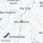 Map for location: Gloucester, Australia