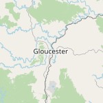 Map for location: Gloucester, Australia