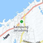 Map for location: Kampung Jerudong, Brunei Darussalam
