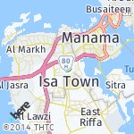Map for location: Tubli, Bahrain
