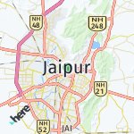 Map for location: Jaipur, India