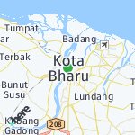 Map for location: Kota Bharu, Malaysia
