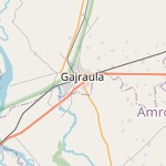 Map for location: Gajraula, India