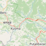 Map for location: Tilhar, Nepal