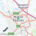 Map for location: Milton Keynes, United Kingdom