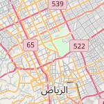 Map for location: Al Sulaimaniyah Al Shamaliyah, Saudi Arabia