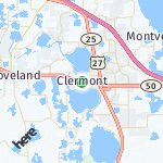 Map for location: Clermont, United States
