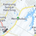 Map for location: Mengkubau, Brunei Darussalam