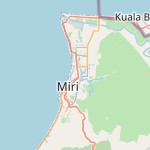 Map for location: Miri, Malaysia