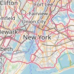 Map for location: New York, United States
