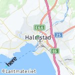 Map for location: Halmstad, Sweden