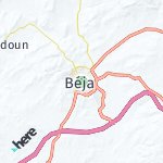 Map for location: Béja, Tunisia