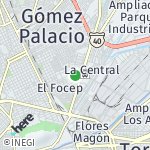 Map for location: Ampliación Lázaro Cárdenas, Mexico
