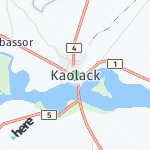 Map for location: Kaolack, Senegal