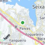 Map for location: Cruz de Pau, Portugal