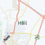 Map for location: Hail, Saudi Arabia