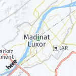 Map for location: Luxor, Egypt