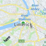 Map for location: Plassey, Ireland
