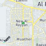 Map for location: New Al Rayyan, Qatar