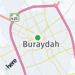 Map for location: Buraydah, Saudi Arabia