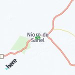 Map for location: Nioro, Mali