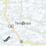 Map for location: Tengaran, Indonesia