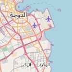 Map for location: Al Thumama, Qatar