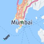 Map for location: Mumbai, India