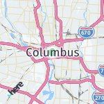 Map for location: Columbus, United States