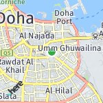 Map for location: Old Al Ghanim, Qatar