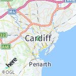 Map for location: Cardiff, United Kingdom
