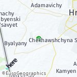 Map for location: Zvanochak ST, Belarus