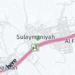 Map for location: Sulaymaniyah, Saudi Arabia