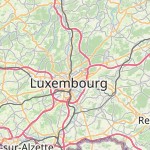 Map for location: Luxembourg, Luxembourg