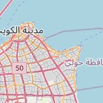 Map for location: Salmiya-Block 13, Kuwait