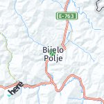 Map for location: Bijelo Polje, Montenegro
