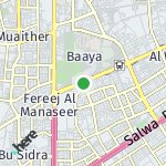 Map for location: Al Aziziya, Qatar