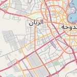 Map for location: Al Aziziya, Qatar