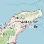 Map for location: San Cristóbal de La Laguna, Spain