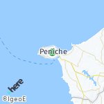 Map for location: Peniche, Portugal