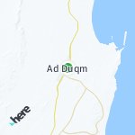 Map for location: Ad Duqm, Oman