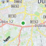Map for location: Dublin 8, Ireland