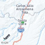 Map for location: Santa Clara, Ecuador