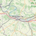 Map for location: Mantes-la-Jolie, France