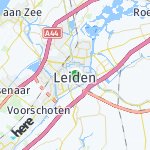 Map for location: Leiden, Netherlands