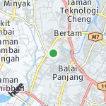 Map for location: Taman Gadong Perdana, Malaysia