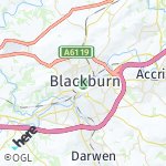 Map for location: Blackburn, United Kingdom