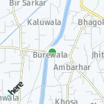 Map for location: Burewala, India