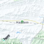 Map for location: Haarlem, South Africa