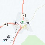 Map for location: Parakou, Benin